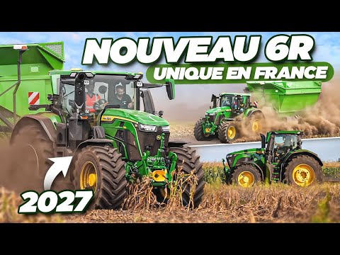 🤠 LE 1er NOUVEAU JOHN DEERE 6R260 2027 au MAÏS DOUX en FRANCE ! 💪