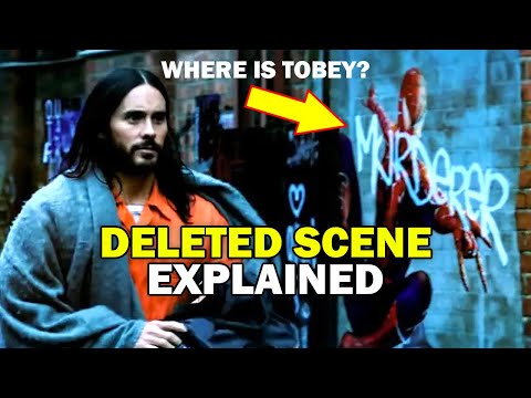 Morbius Tobey Maguire's Spider-Man DELETED SCENE Explained By Director!