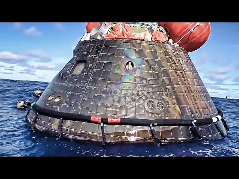 U.S. Navy Recovers NASA Orion Space Capsule • EFT-1
