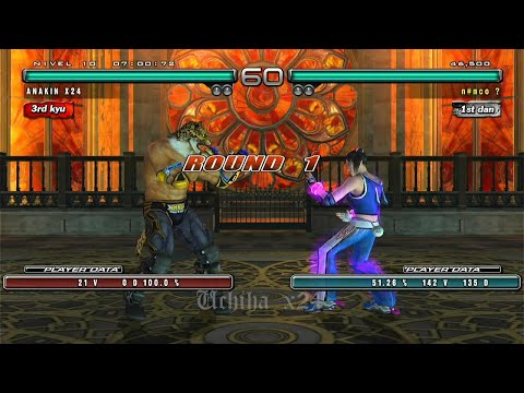 48_6 King vs Xiaoyu Ling Ryona - Tekken 5 Dark Resurrection PS3 HD 2022 ( Uchiha x24 )
