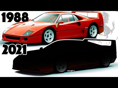 Ferrari F40 Redesign - What if it was built in 2021?