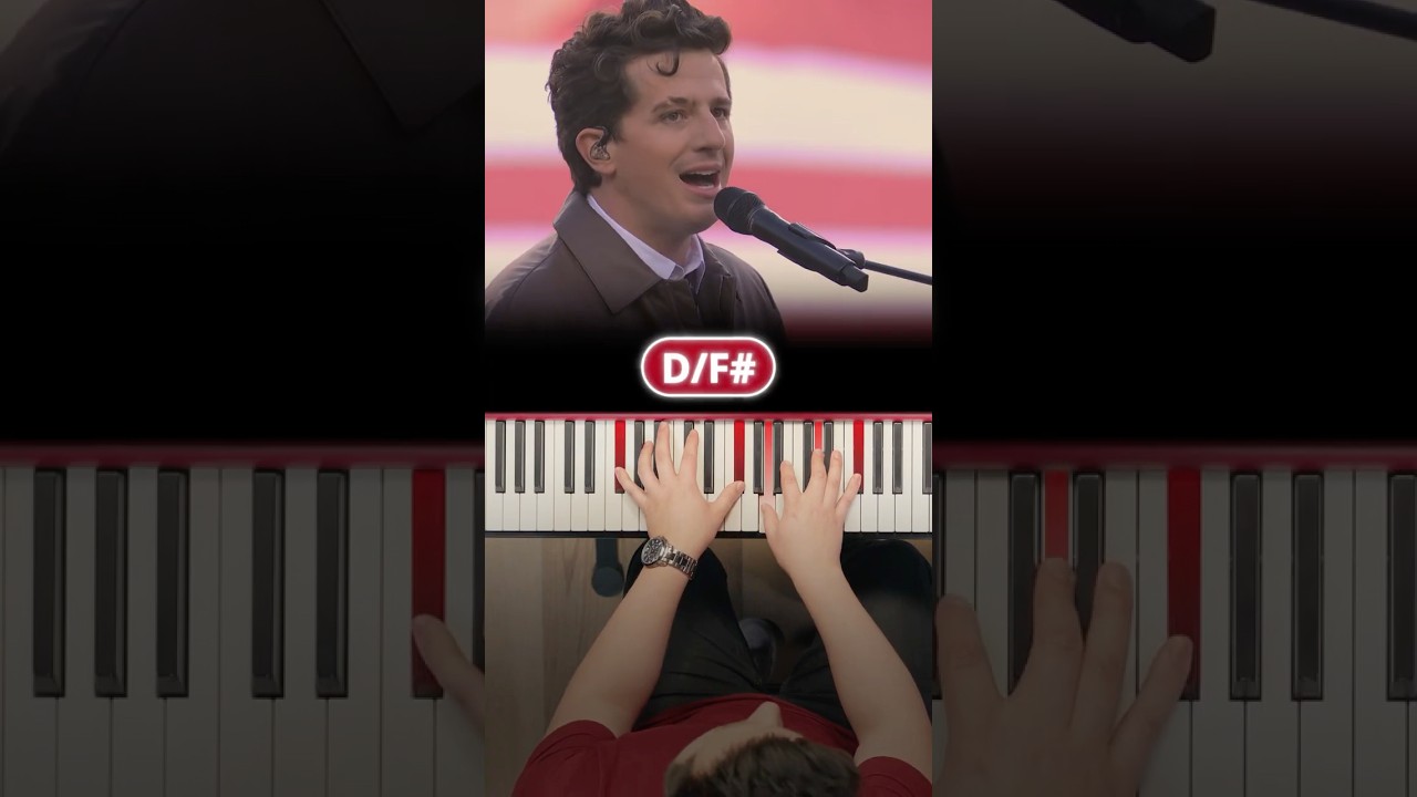 Was This the Best Anthem Ever? 🎤 🎹 #pianote #charlieputh #superbowl - YouTube