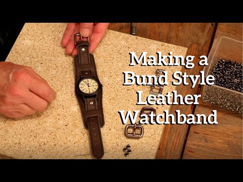 Making a Bund Style Leather Watchband