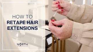 How To Retape Hair Extensions