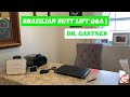Q&A: BRAZILIAN BUTT LIFT PT. 1