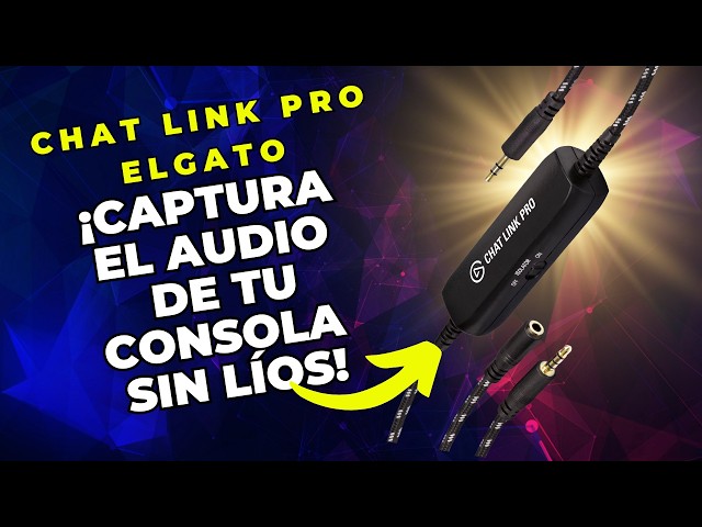 Vídeo relacionado con Elgato Chat Link Pro - Adaptador de audio para PS5, PS4, Nintendo Switch, captura el chat de voz, sonido de los juegos, cable extra largo