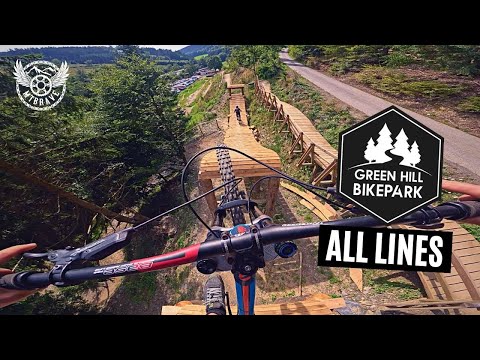 GREENHILL BIKEPARK 2023 - Alle Strecken (All Lines) | MTBRAVE