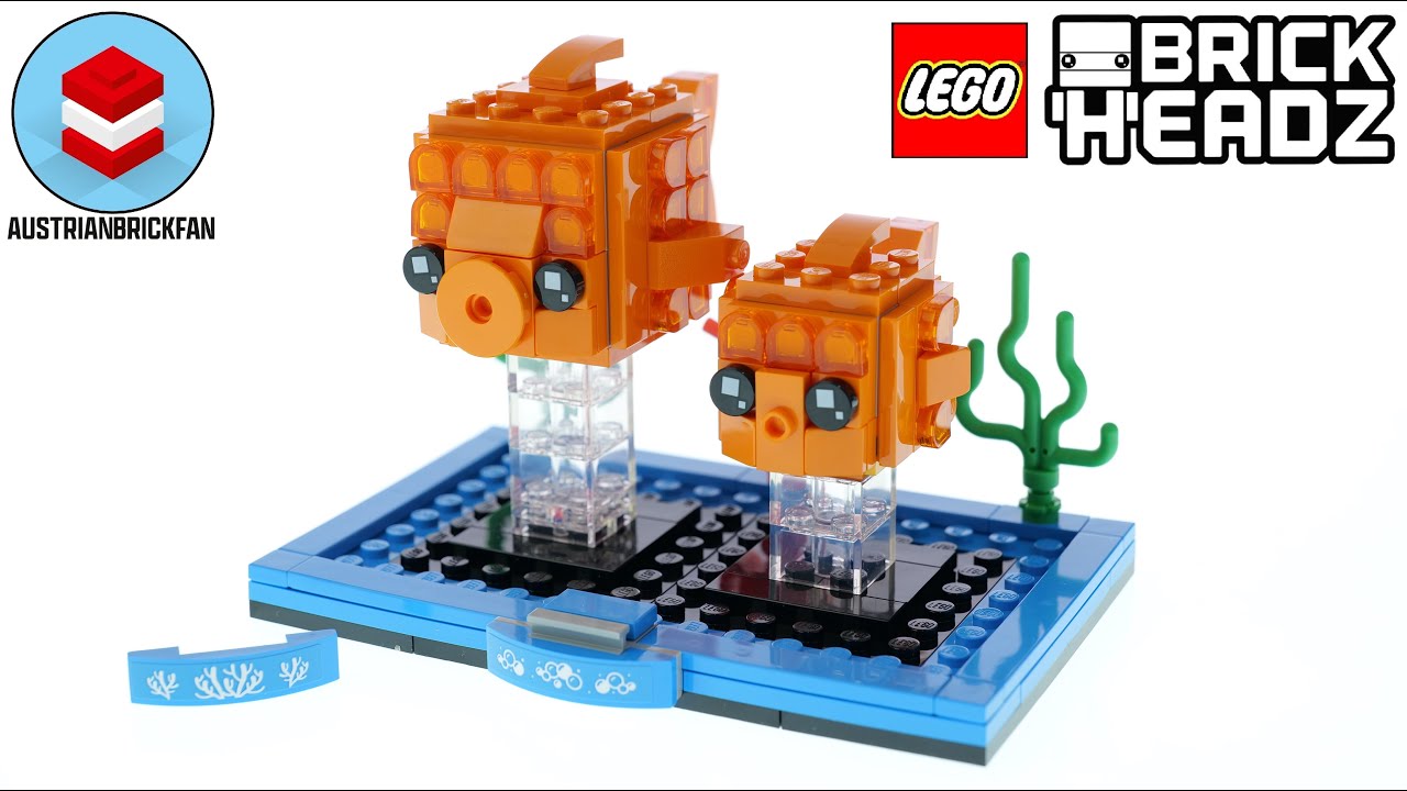 Lego Brickheadz Pets 40442 Goldfish - Lego Speed Build Review