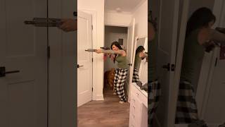 Dry fire room clear with a golden retriever seems counter productive LOL she would ask for pets.