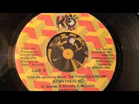 Abbasani - Apartheid No - Roots Rock Muzik Ltd