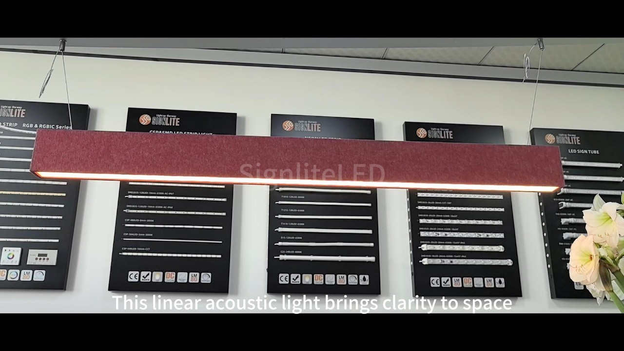 Linear Acoustic Light for Modern Interiors | SignliteLED