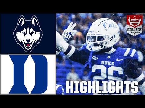 UConn Huskies vs. Duke Blue Devils | Full Game Highlights | ESPN College Football