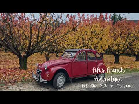 Fifi's French Adventure - A Colourful Autumn Drive for a Croissant at Rustrel