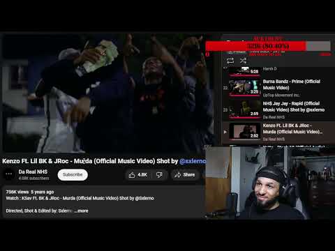 Kenzo Ft. Lil BK & JRoc - Murda (Reaction)