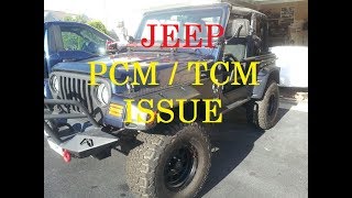 TCM problems - Jeep Wrangler TJ - codes  P1603 P1604 P0700
