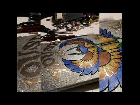 GOLD LEAF & SWIRL HOUSE OF KOLOR PROJECT