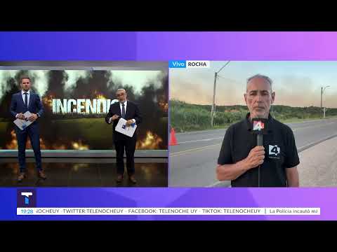 Incendio en la Barra de Chui Brasil