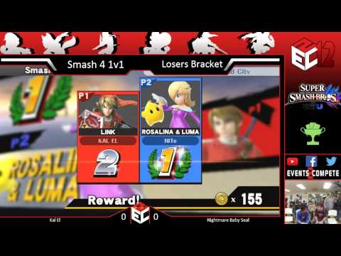 Events2Compete #12 Singles: Kal El (Link) vs. Nite (Rosalina) - LB