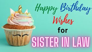 Happy Birthday Wishes for Sister in Law in HD Video | Bday Messages Status Bro in Law | Birthdaywrap