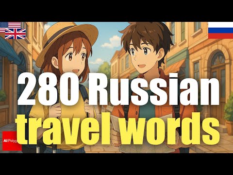 280 Russian travel words | Passive listening | L2Language | with hiragana