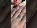 Серебряное кольцо с изумрудом 0.45ct