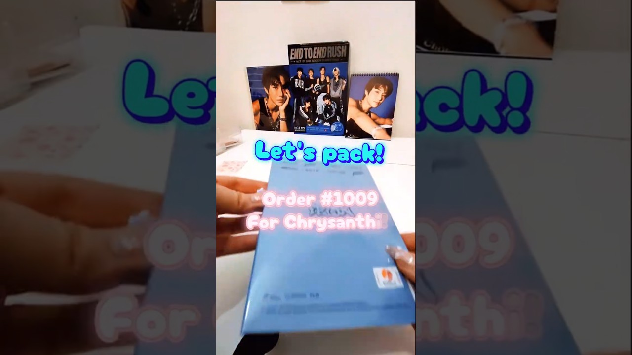 Pack an order with me! Link in bio🎀 #packanorderwithme #straykids #shorts #fyp #kpop #kpopers #pack