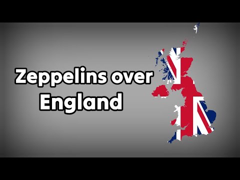 Zeppelins over England- terror in the sky. History of World war 1