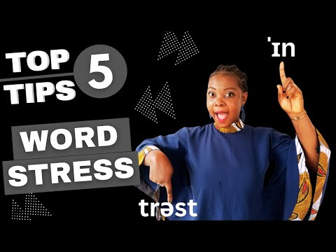 Top 5 SECRETS to IDENTIFY Word Stress in English