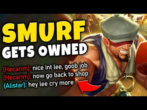 I IMMEDIATELY SHUT UP THE ENEMY HECARIM AND DESTROYED THE DUO SMURFS - League of Legends