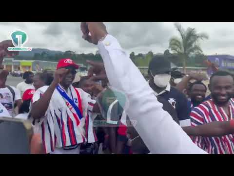 WATCH: Jeff Konadu Greets Contender Kwadwo Boateng-Agyemang At NPP Polls