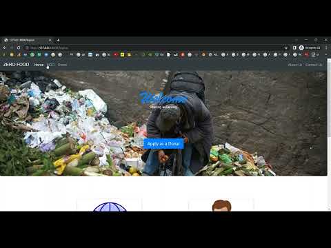 Food Waste Management using Food Donation Django App in Python Projects