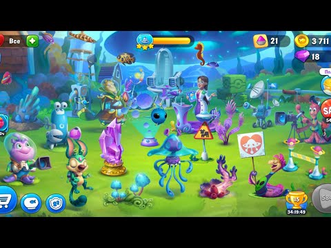 Fishdom : First Contact Aquarium - Full Decoration