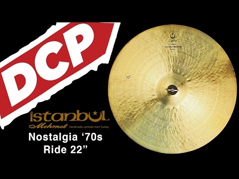 Istanbul Mehmet Nostalgia 70's Ride Cymbal 22" 2289 grams