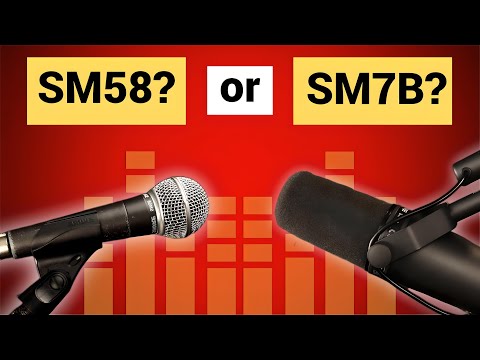 How the Shure SM58 Compares with the Shure SM7B | Is There A Difference?