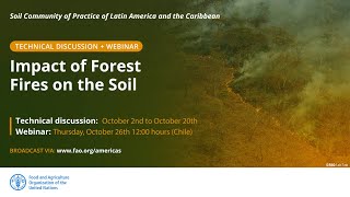 Webinar: Impact of wildfires on the soil