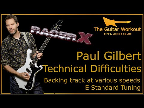The Guitar Workout - Paul Gilbert (Racer X) - Technical Difficulties