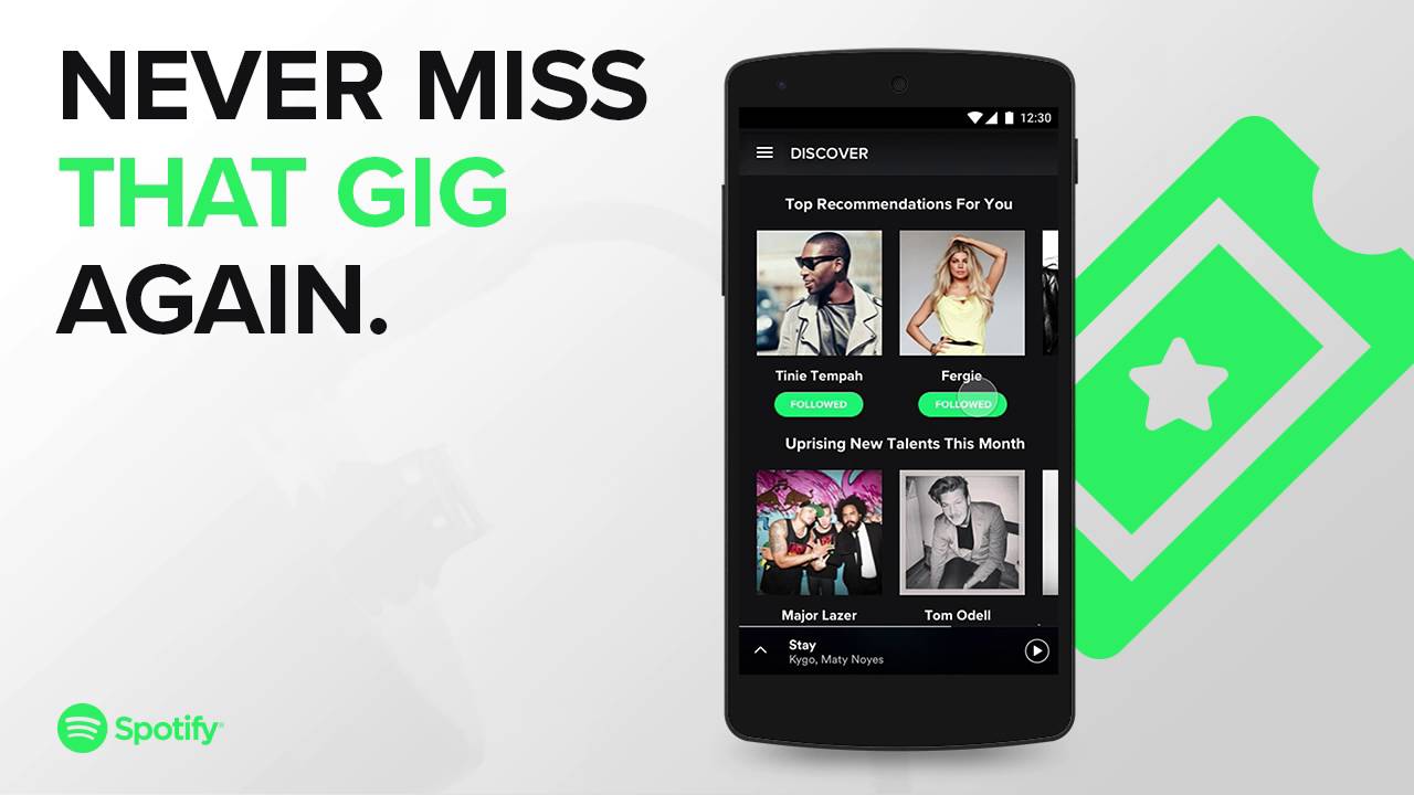 Spotify Gigs Feature Concept
