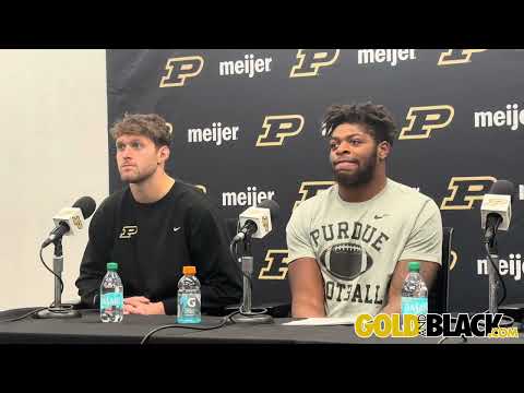 GoldandBlack.com video: Purdue QB Ryan Browne, DE CJ Nunnally post-Ohio State