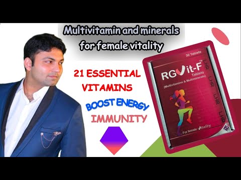 RGvit F tablet | Multivitamin | Dr Zain the Healthier Pakistan