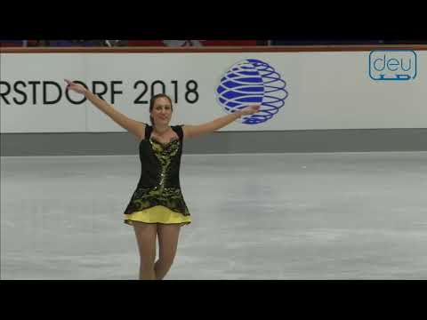 Katherine Noble. Oberstdorf 2018. Silver Ladies I FS. 14 place
