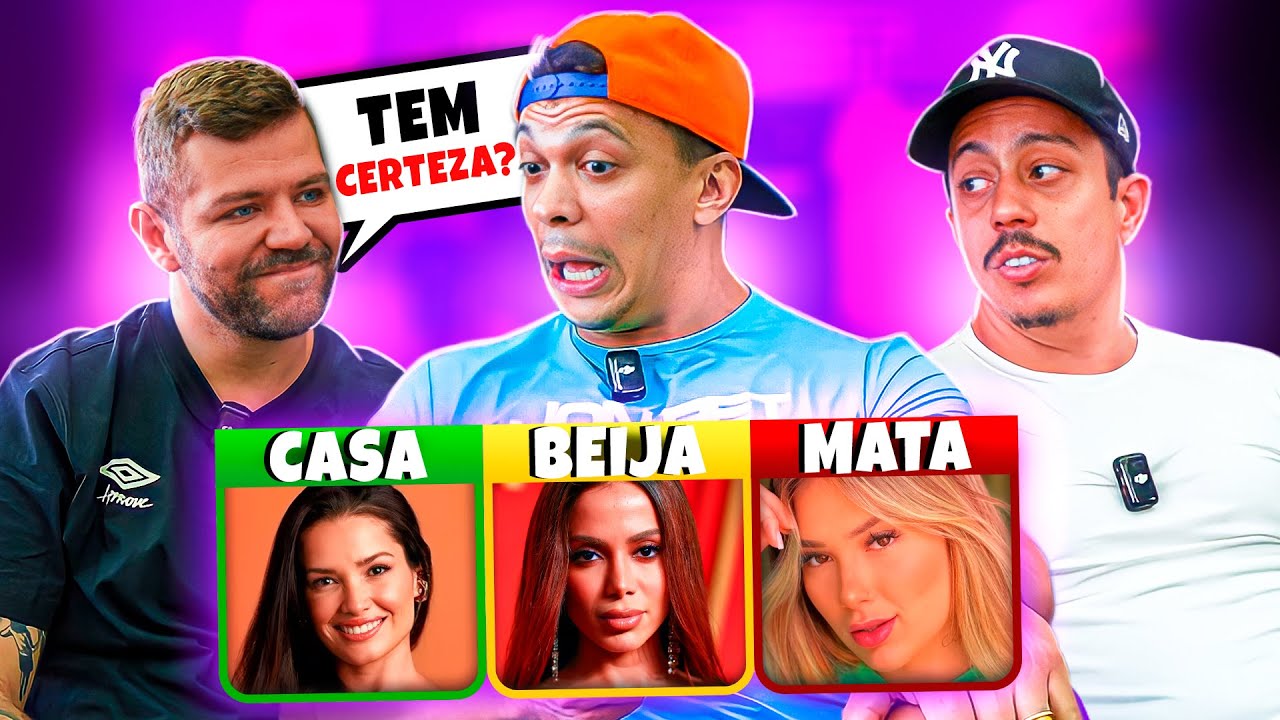 VAI DAR RUIM 🚨 BEIJA, CASA ou MATA dos HUMORISTAS!