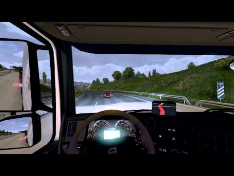 Euro truck simulator 2 from Zurich to Hamburg Volvo FH16 750 6X4