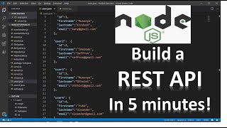 How to Build a REST API in Node.js and Express.js and File JSON Database