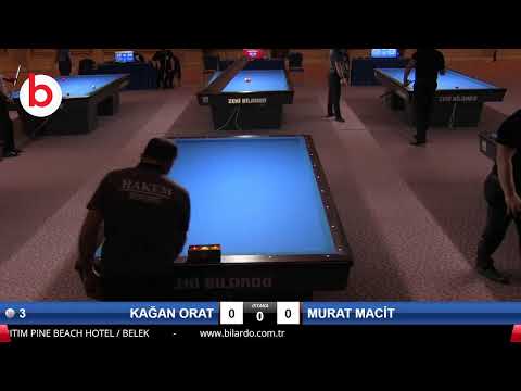 CİHAN KAPLAN & HALİL AKDEMİR Bilardo Maçı - 2020 TK 1.ETAP ANTALYA-1.TUR