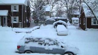 preview picture of video 'trenton nj blizzard 2011..'