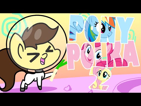 PONY POLKA 2 MLP Animation Parody Song Over 100 Characters (Ievan Polkka) PMV Music and Lyric Video