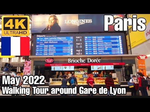 🇫🇷4K Paris Gare de Lyon - Pl. Louis-Armand,75012 Paris - Paris 12e Arrondissementl May 2022#voyage