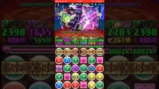 パズドラ  協力プレイ&ランダン  ギリギリのところで負けてばかり