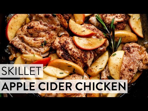 Skillet Apple Cider Chicken | Sally's Baking