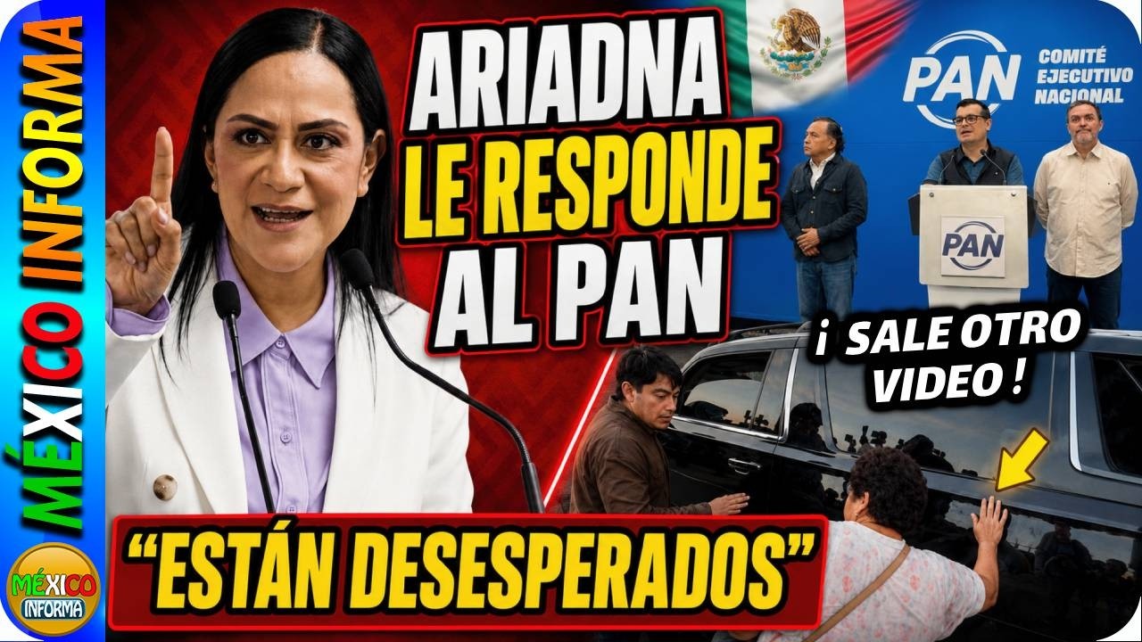 EN PLENO DOMINGO NO PARAN LOS PANISTAS. ARIADNA LES RESPONDE. SALE OTRO VIDEO DE LA SEÑORA GROSERA.
